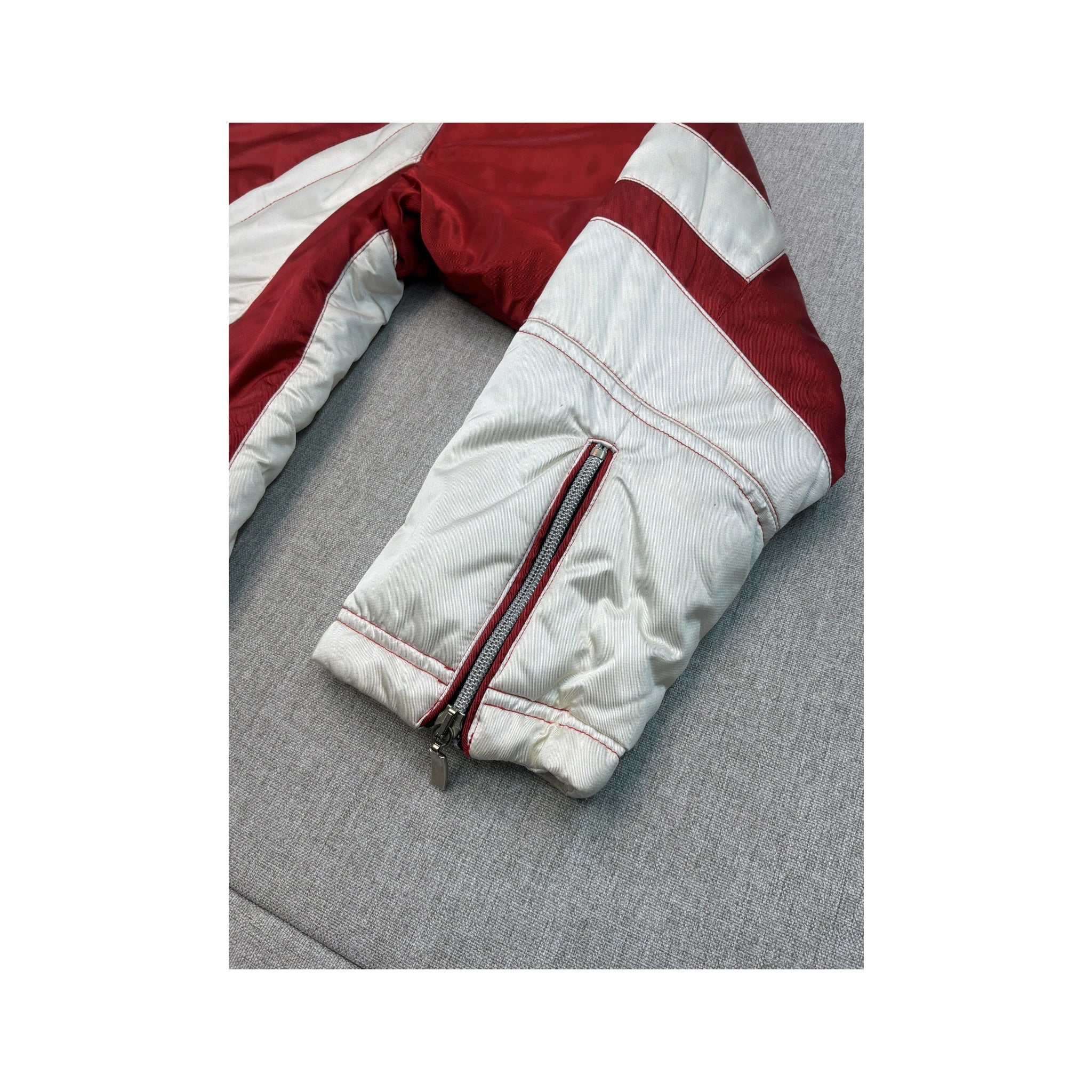 Nikita Vintage Red White Ski Jacket (Smartsizer)