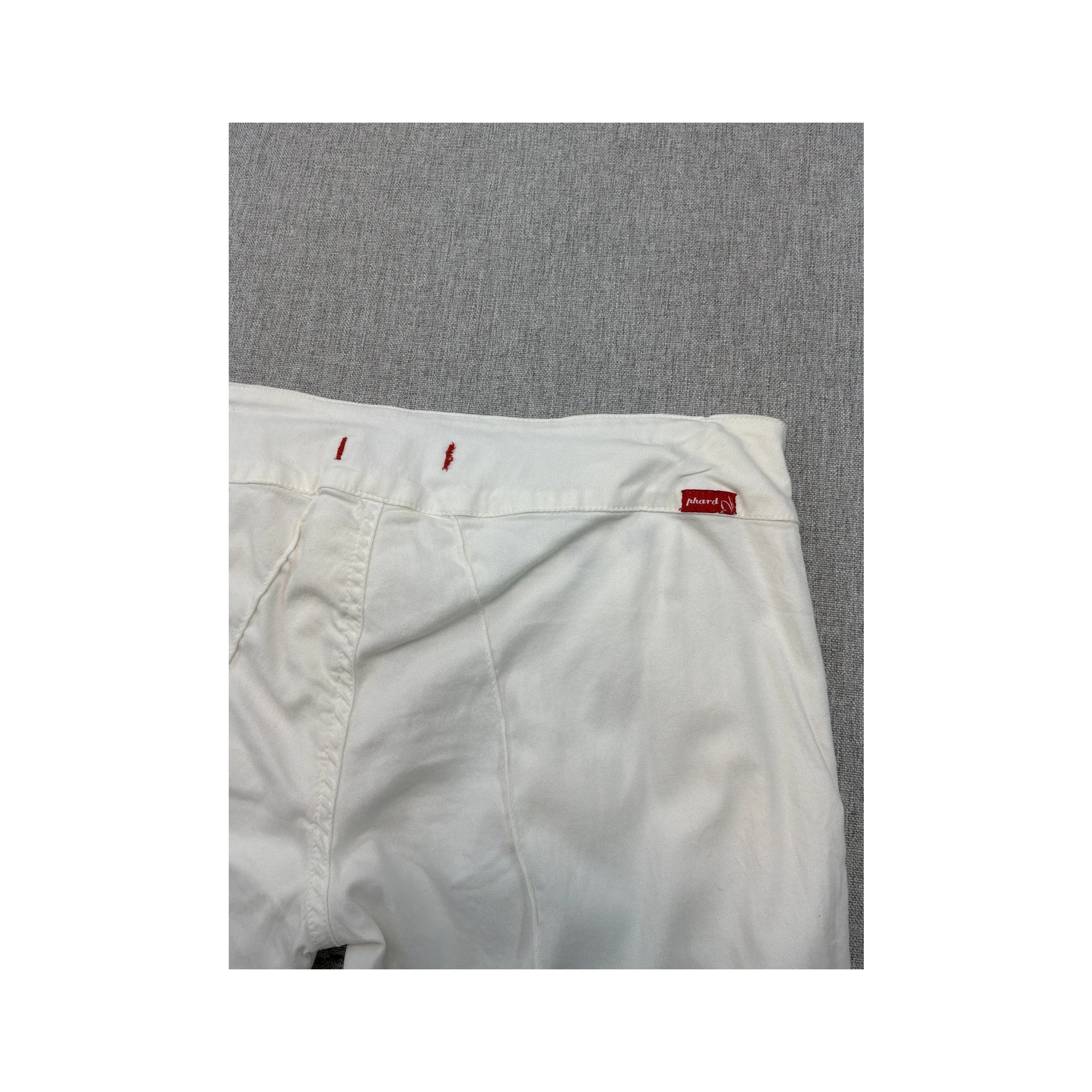 White Flared Sailor Pants