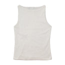 Scusa Scusa White Sequin Star Tank Top