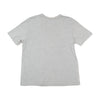Nike Heather Gray Embroidered Swoosh Cotton T-Shirt