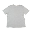 Nike Heather Gray Embroidered Swoosh Cotton T-Shirt