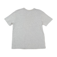 Nike Heather Gray Embroidered Swoosh Cotton T-Shirt
