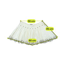 Mini saia Guess Jeans branca Adornada com Ilhós
