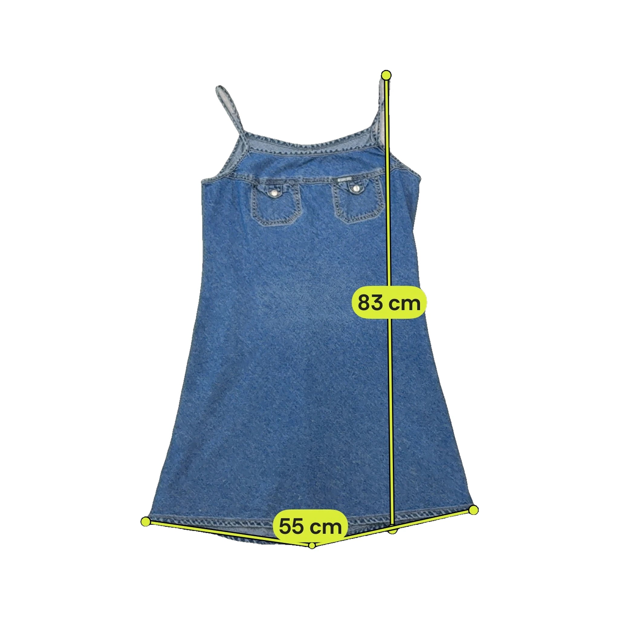 Mini vestido Lingerie Diesel em ganga