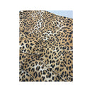 Leopard Print Tiered Ruffle Viscose Mini Skirt