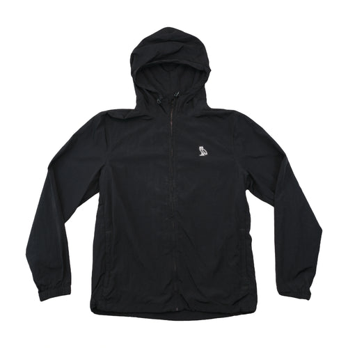 OVO Black Hooded Zip-Up Jacket (Etiqueta com tecido?)