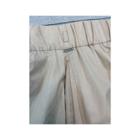 Miss Sixty Beige Cotton Pleated Mini Skirt