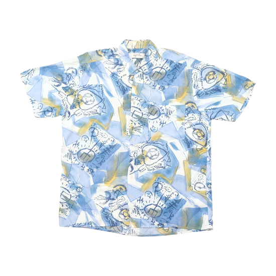 Camisa Angelo Litrico de Manga curta com estampado abstrato