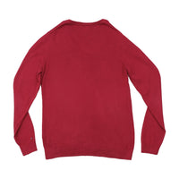 Tommy Hilfiger Pima Cotton Argyle V-Neck Sweater