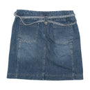 Dreamstar Belted High Rise Denim Shorts Jeans
