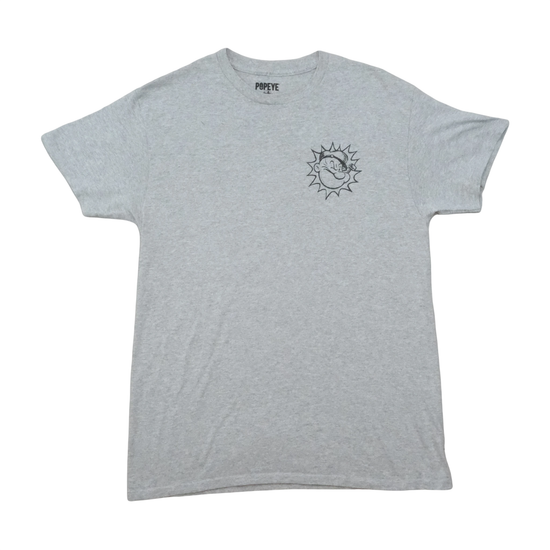 Popeye Tattoo Graphic Cotton Blend Shirt