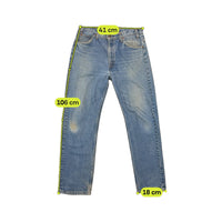 Levi's 505 Light Wash Cotton Jeans