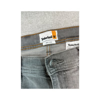 Timberland Gray Cotton Stretch Slim Straight Jeans