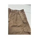 Met Jeans Brown Cotton Cargo Shorts