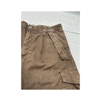 Met Jeans Brown Cotton Cargo Shorts