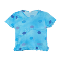 Blue Seven Sheer Polka Dot Mesh T-shirt (Repriced)
