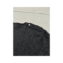 Burberry Wool V-Neck Sweater with Check Elbow Patches