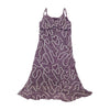 Purple Printed Dress