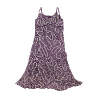 Purple Printed Dress