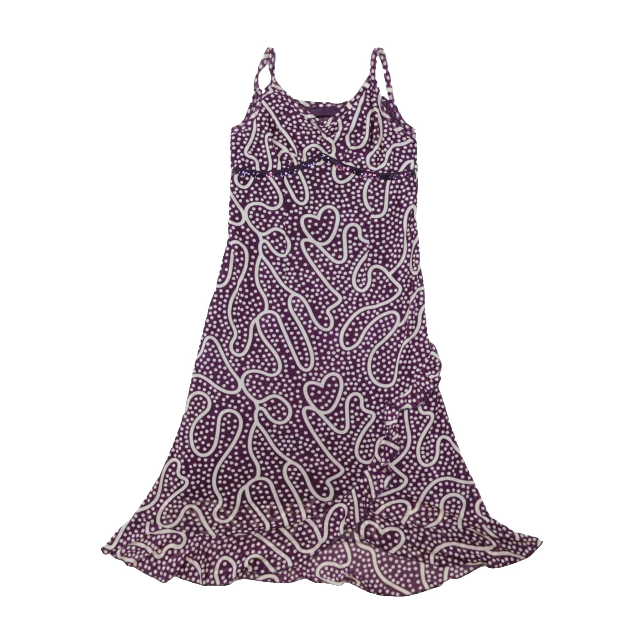 Purple Printed Dress