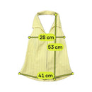 Pimkie Yellow Pinstripe Halter Tank Top
