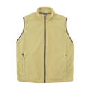 Think Pink Vintage Pale Yellow Full-Zip Fleece Vest