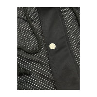 Champion Snap-Front Hooded Short Sleeve Windbreaker Jacket - Black/White/Orange