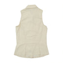 Versace Jeans Couture Striped Sleeveless Button-Up Shirt