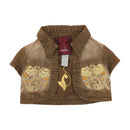 Baby Phat Embroidered Cropped Short Sleeve Jacket