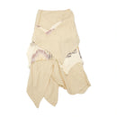 Italian Floral Handkerchief Hem Linen Viscose Skirt