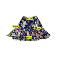 Sassia Paisley Floral Flared Skirt