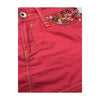 Bloom Embellished Cotton Mini Skirt - Pink