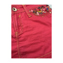 Bloom Embellished Cotton Mini Skirt - Pink