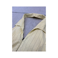 Pimkie Yellow Pinstripe Halter Tank Top