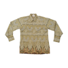 Krisna Waty Batik Print Long Sleeve Button-Up Shirt