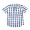 Blue & Beige Checkered Button Up Shirt