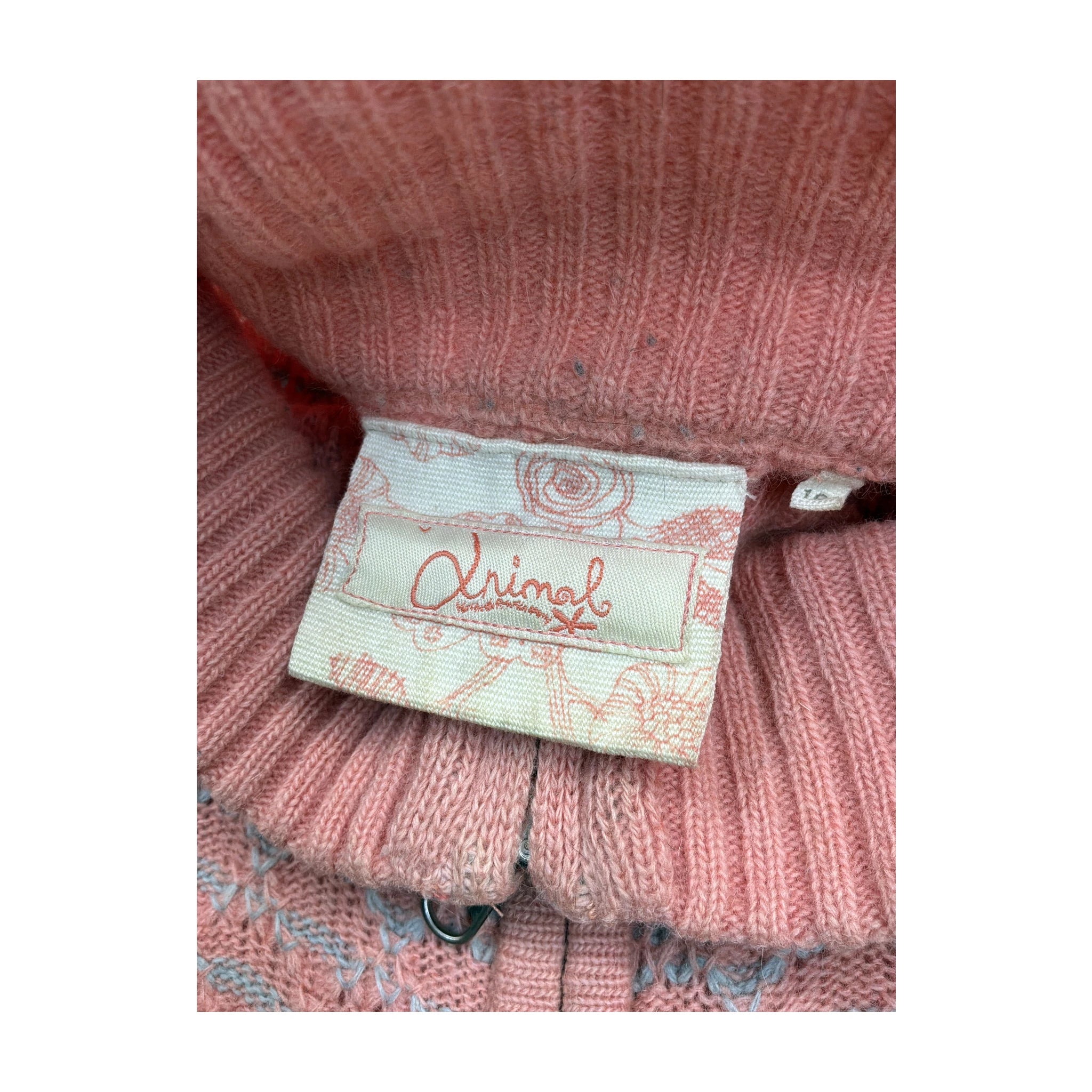 Pink Striped Sweater