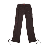 Americo Tavar Embroidered Lace-Up Cotton Pants