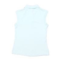 Belfe Sleeveless Cotton Pique Polo Shirt