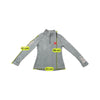 Camisola Polar Champion Cinzento-mesclada com Meio Fecho