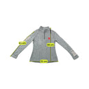 Camisola Polar Champion Cinzento-mesclada com Meio Fecho