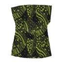 Top de alças Halter com estampado abstrato e Glitter