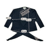Black Transparent Wrap Cardigan