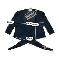 Black Transparent Wrap Cardigan