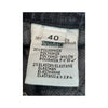 Vintage Blue Denim A-Line Midi Skirt