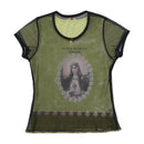 T-shirt Vive Maria em Rede com a Virgem Maria
