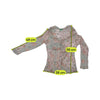 United Colors of Benetton Floral Ruffle Tie Front Blouse