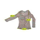 United Colors of Benetton Floral Ruffle Tie Front Blouse