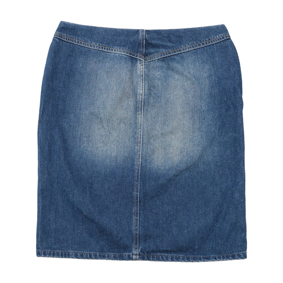 Diesel Faded Blue Denim Mini Skirt