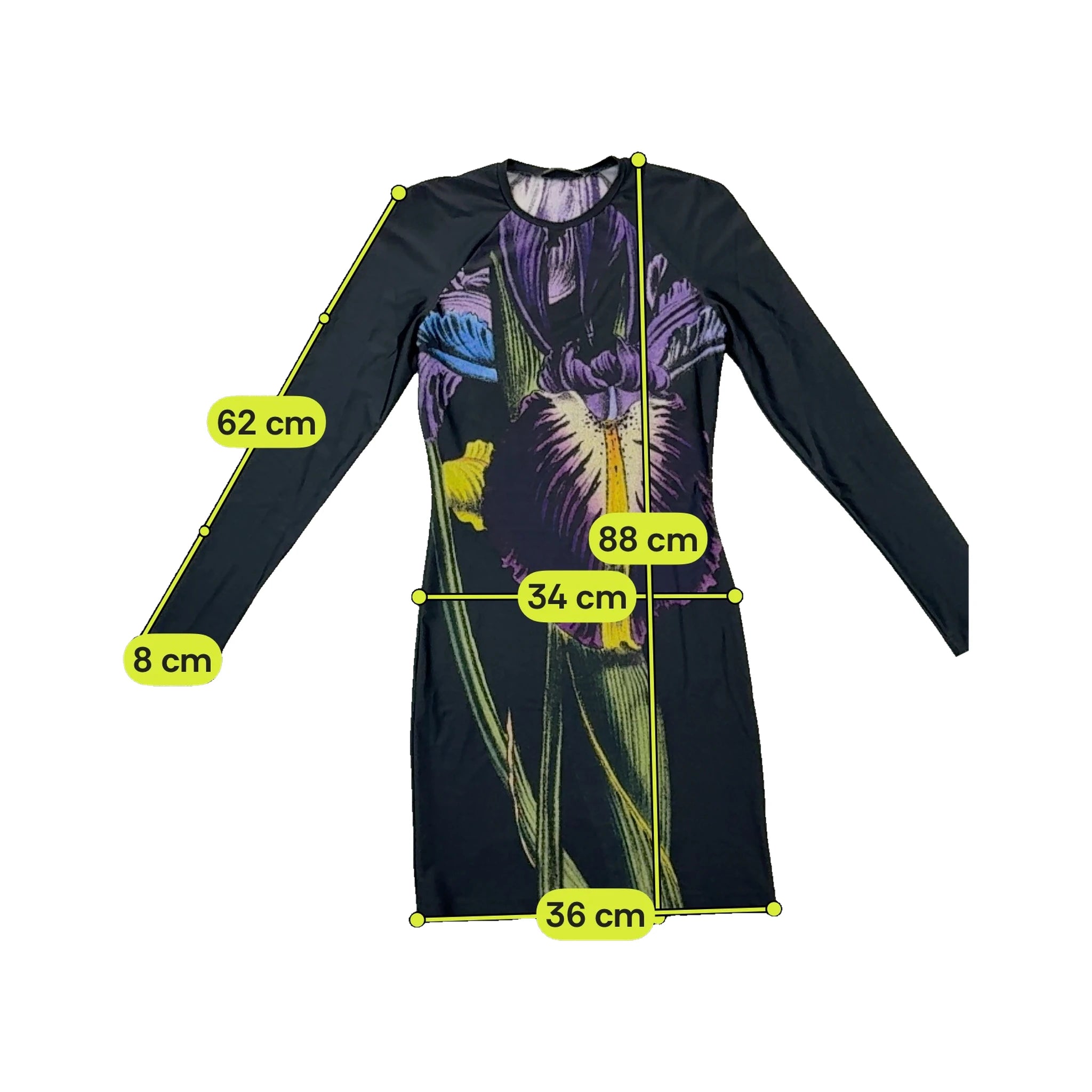 Christopher Kane Floral Print Bodycon Dress